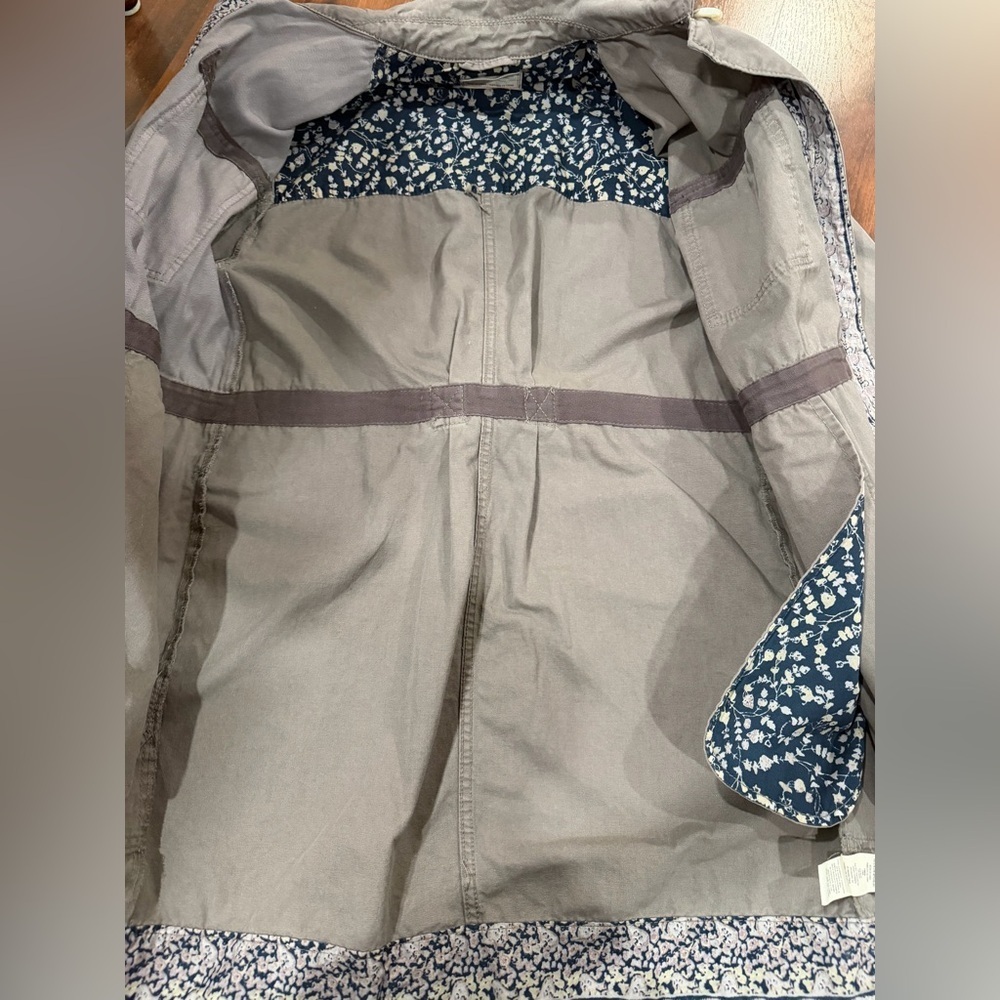 Free People Apollo Cargo Jacket Womens Small Oversized Button Utility Outdoor - Picture 11 of 12